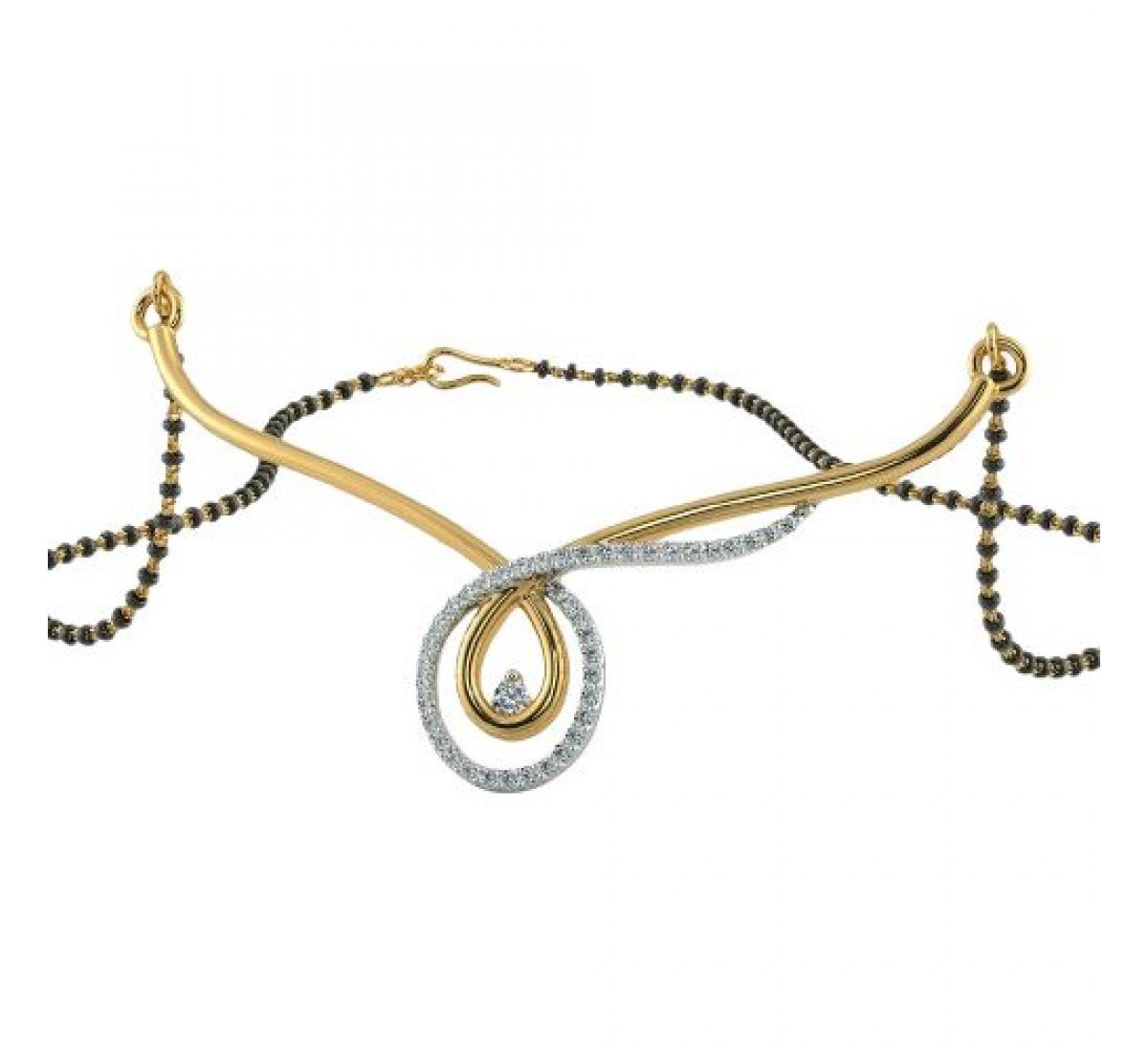 Blazeify Diamond Mangalsutra