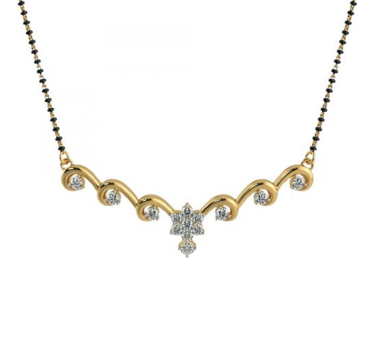 Lustrara Diamond Mangalsutra