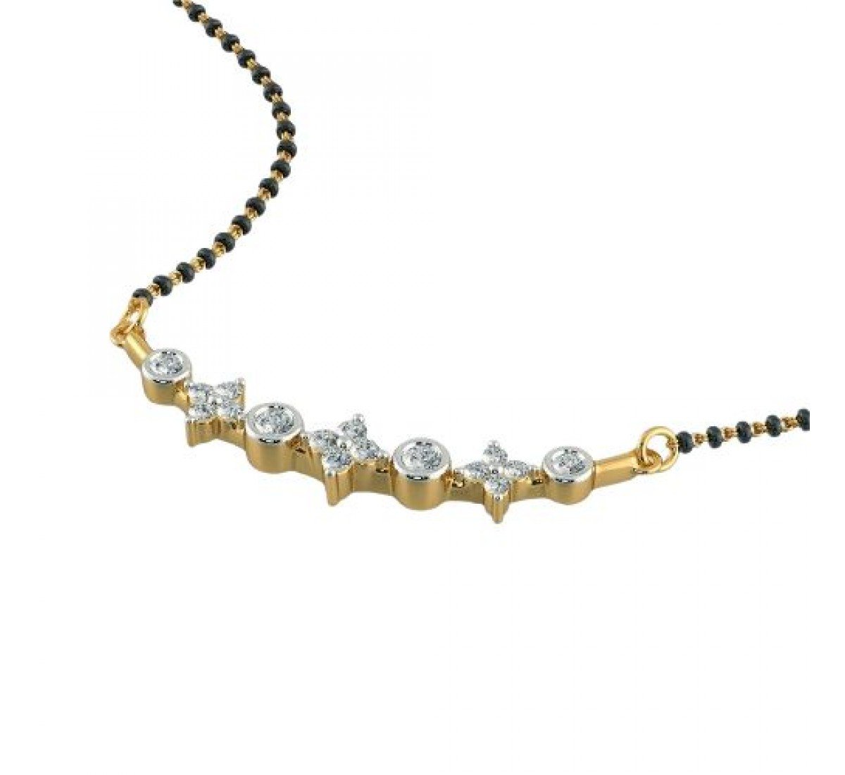 Jadedix Diamond Mangalsutra