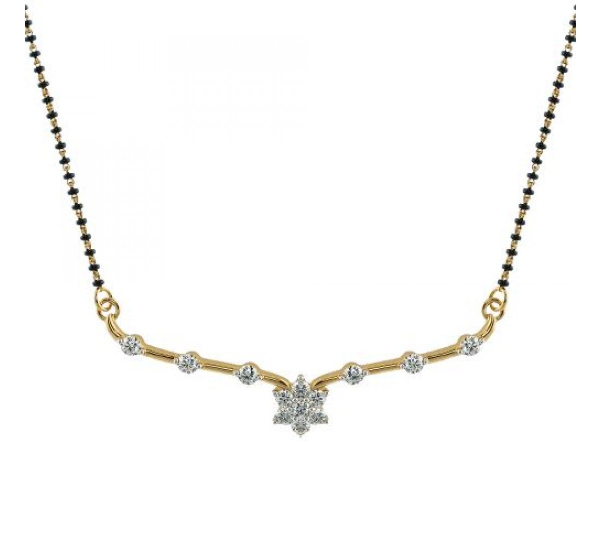 Uproarious Diamond Mangalsutra