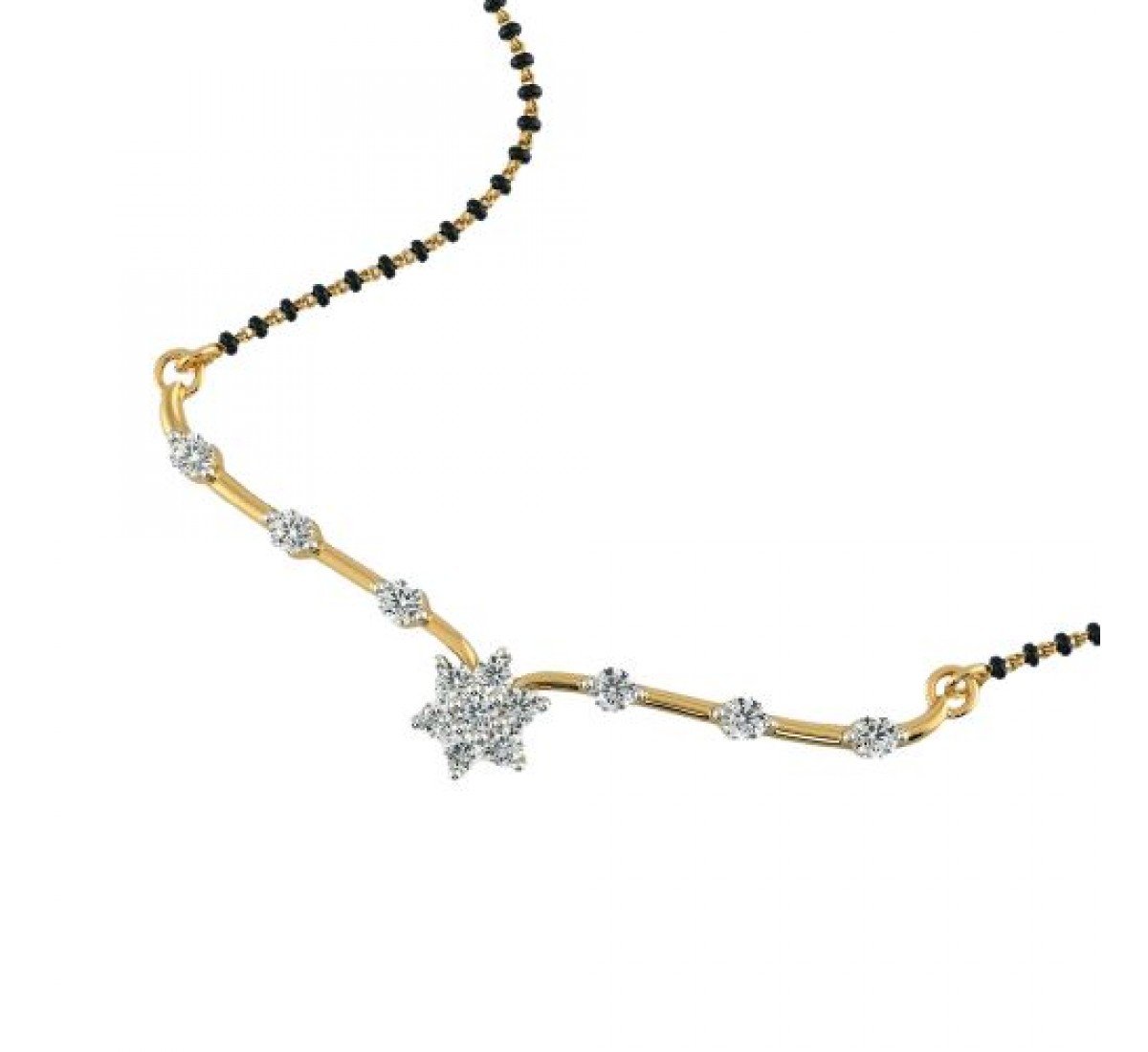 Uproarious Diamond Mangalsutra