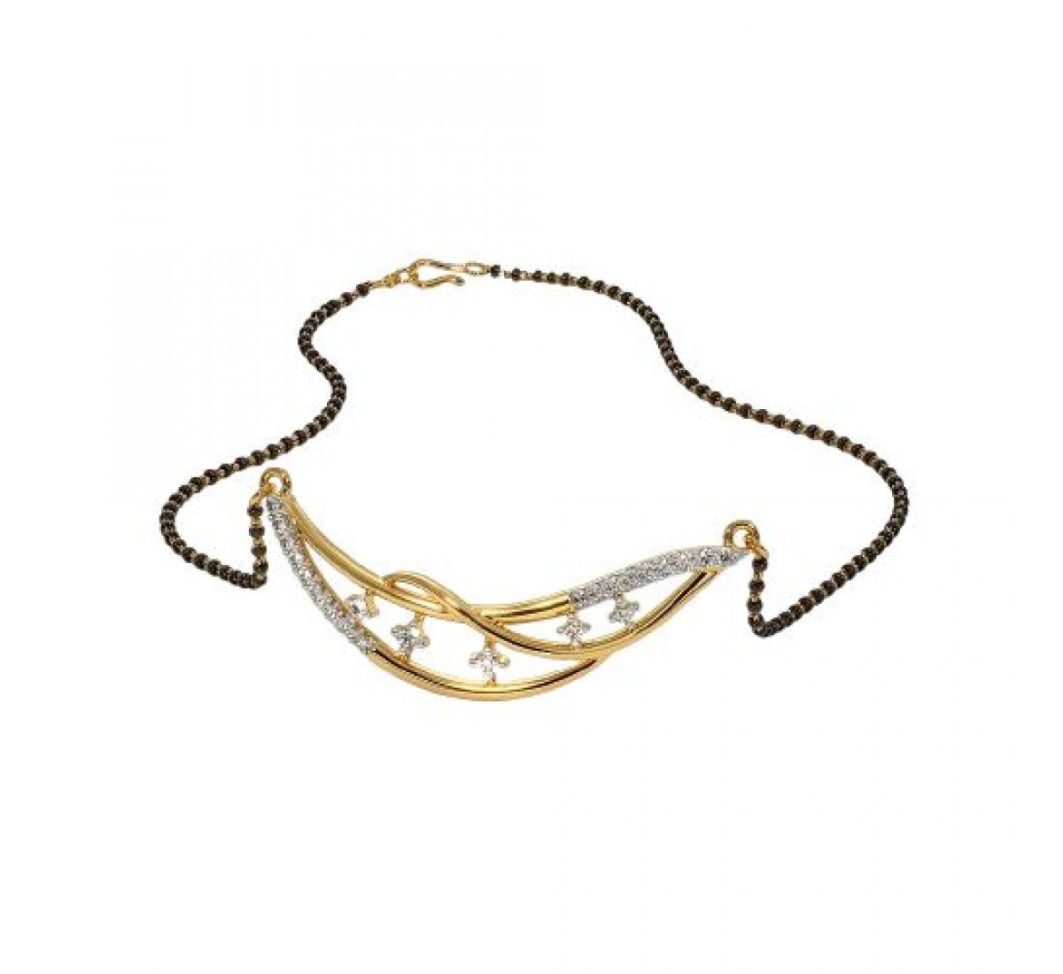 Grid Diamond Mangalsutra