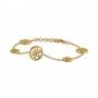 Elvia Crafted Gold Bracelet