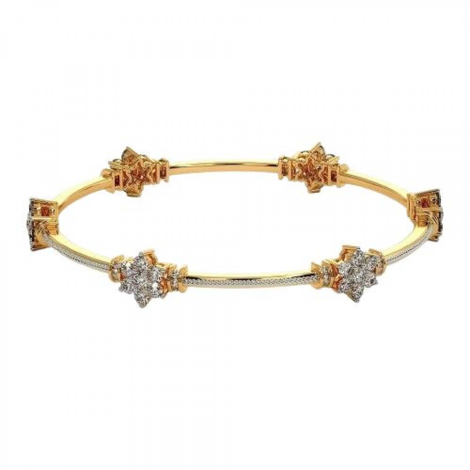 Twirl Stunning Diamond Bangles