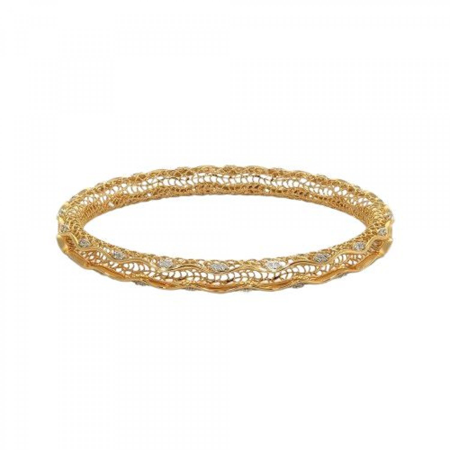 Elegant Ornate Diamond Bangles