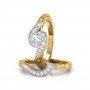 Whirl Radiance Solitaire Diamond Ring
