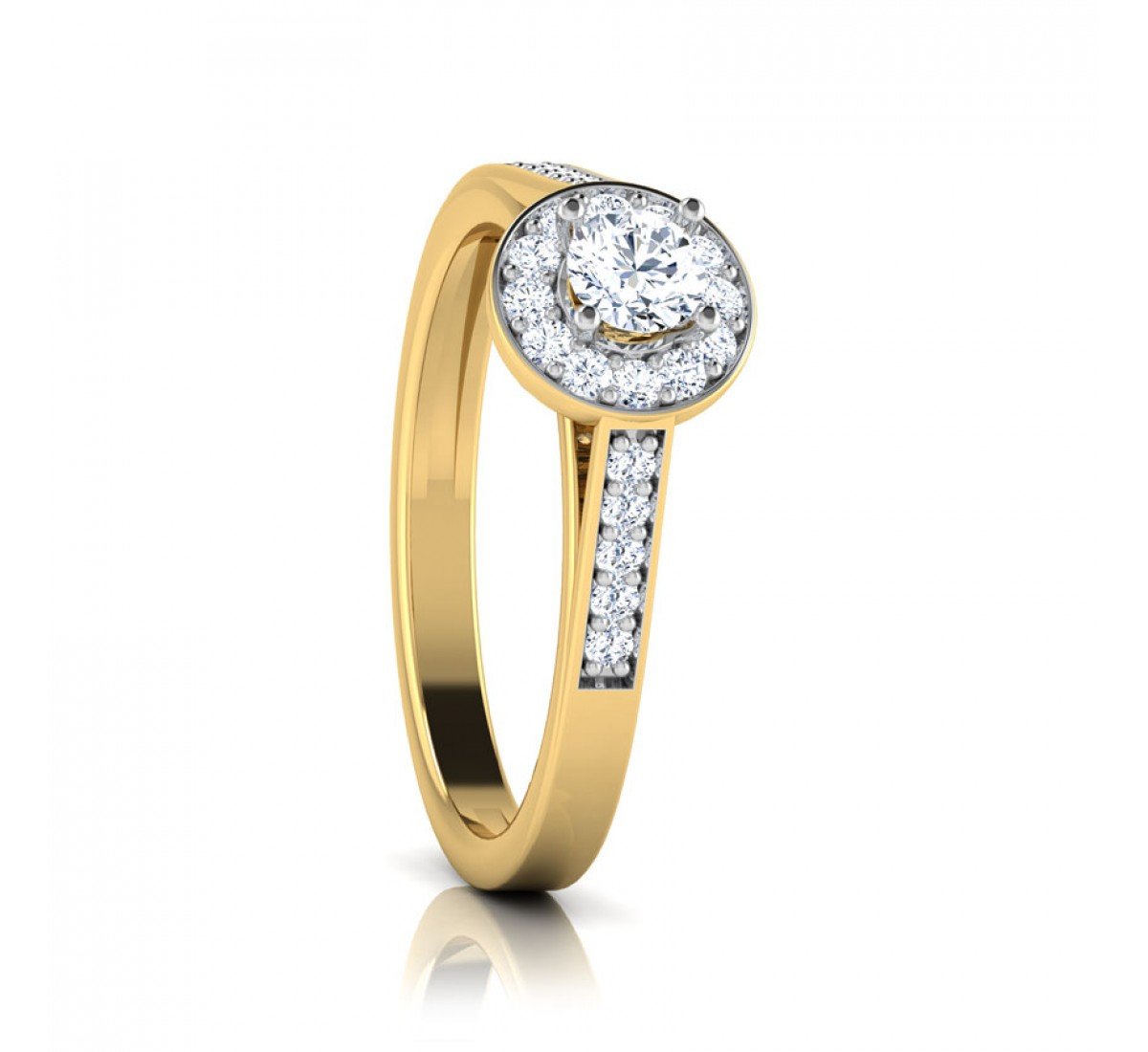 Foggy Skye Solitaire Diamond Ring