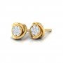 Frond Diamond Earrings
