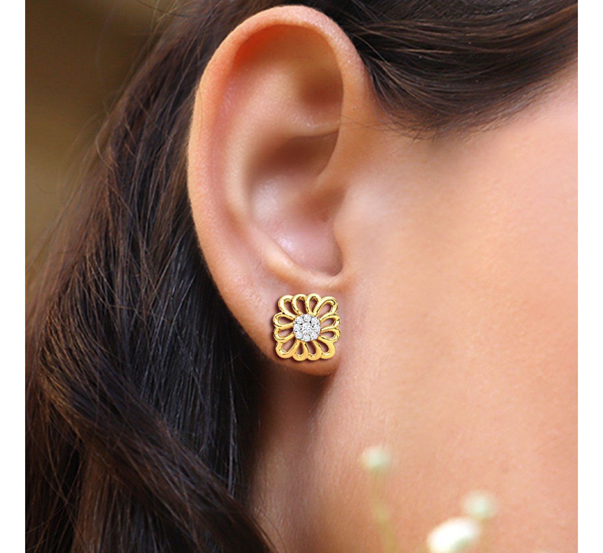 Trinket Diamond Earrings