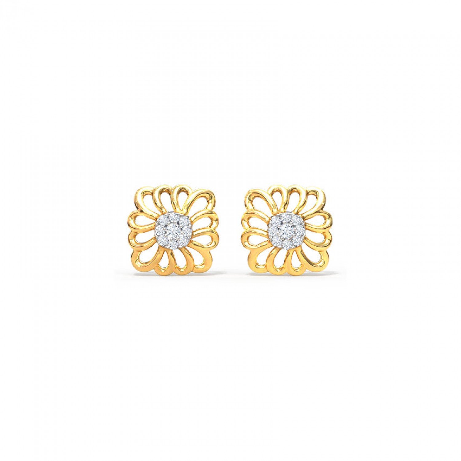 Trinket Diamond Earrings