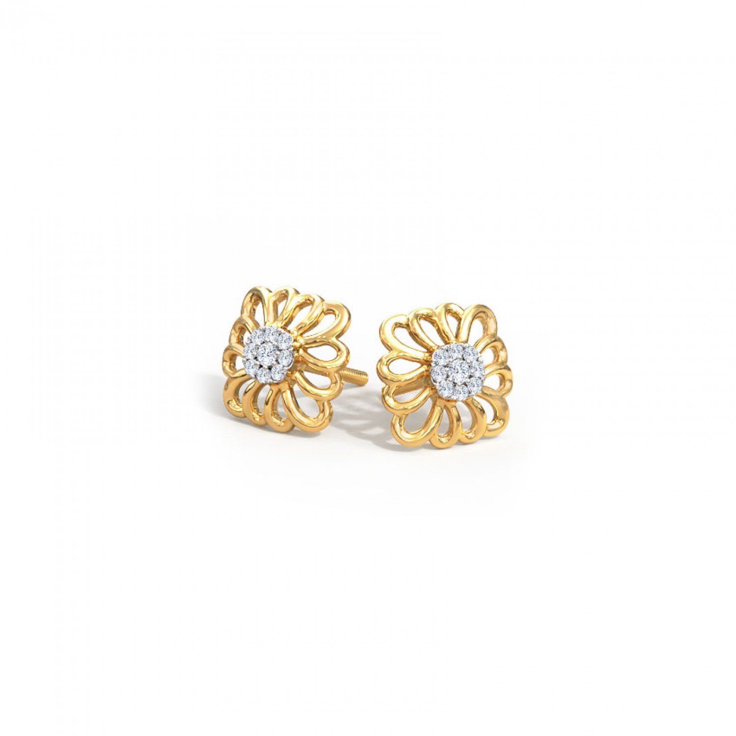 Trinket Diamond Earrings