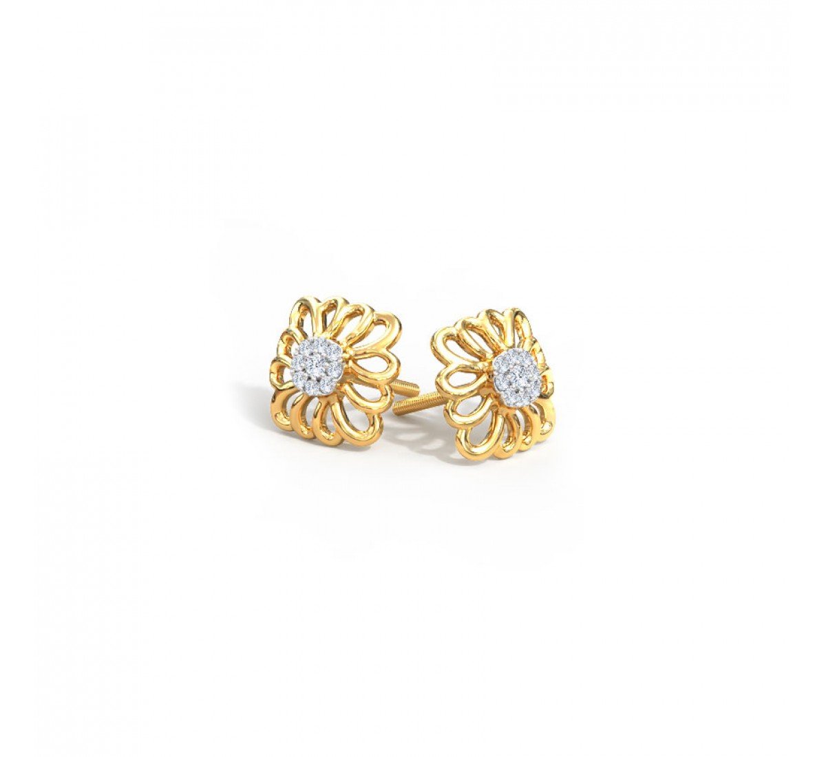 Trinket Diamond Earrings