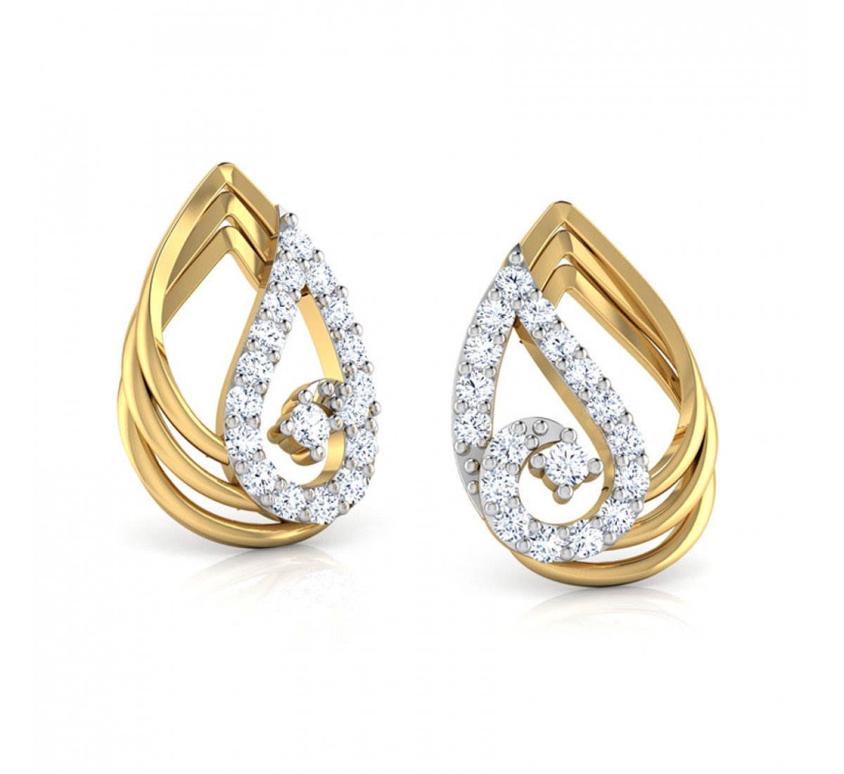Tranquil Duo Diamond Earrings
