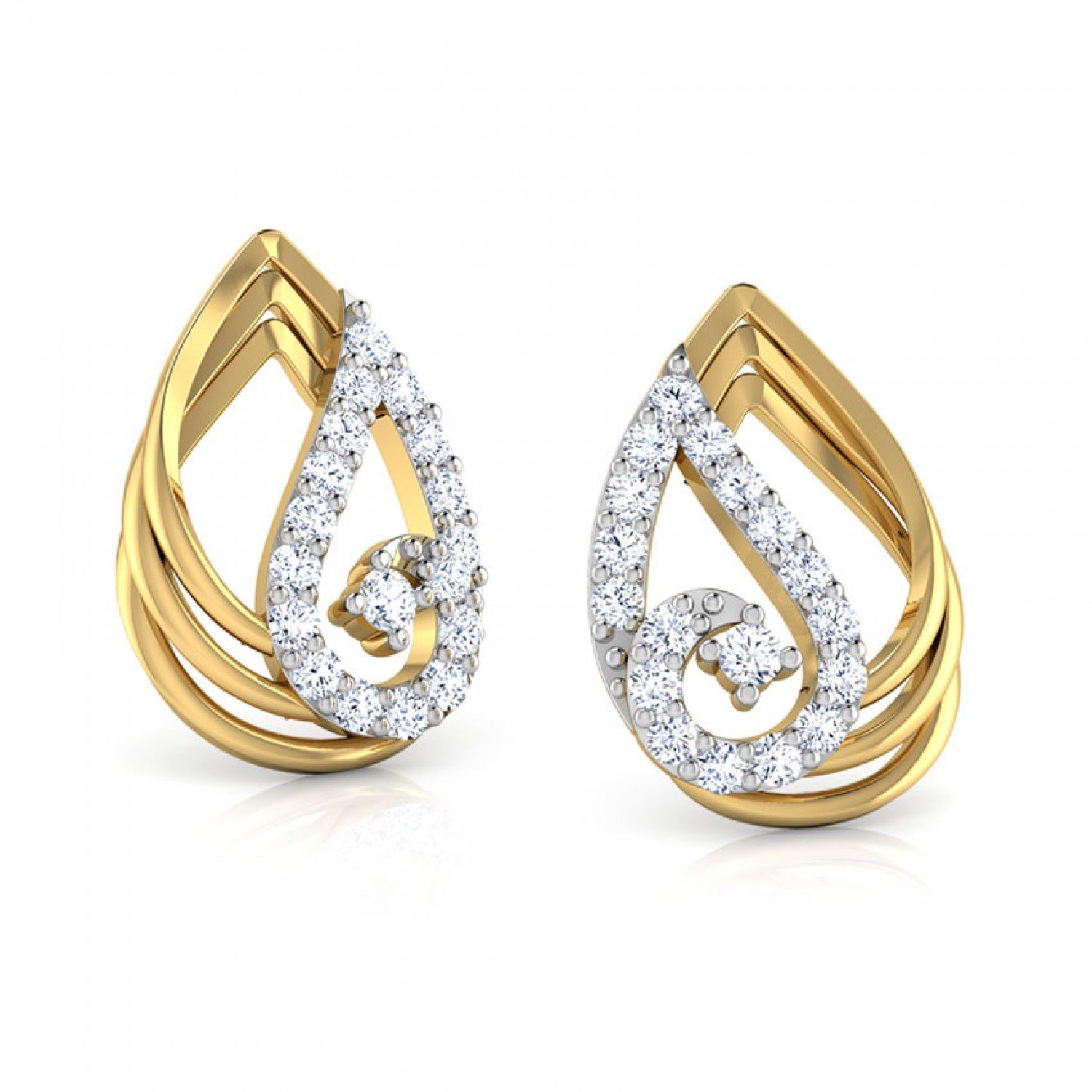 Tranquil Duo Diamond Earrings