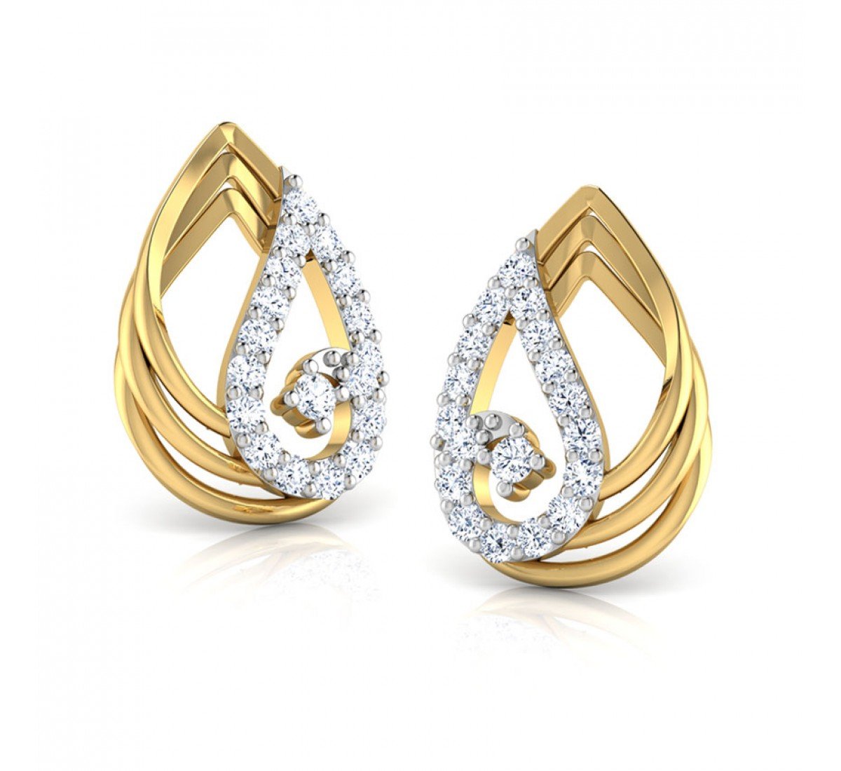Tranquil Duo Diamond Earrings