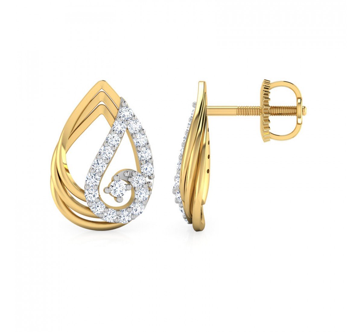 Tranquil Duo Diamond Earrings