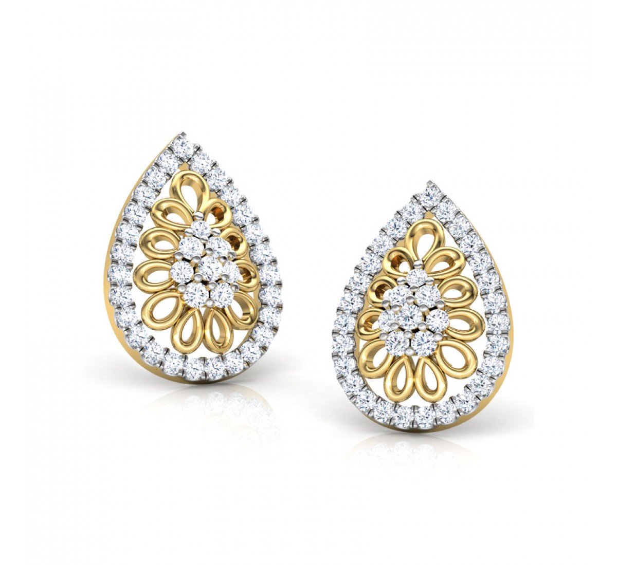 Turquoise Clique Diamond Earrings