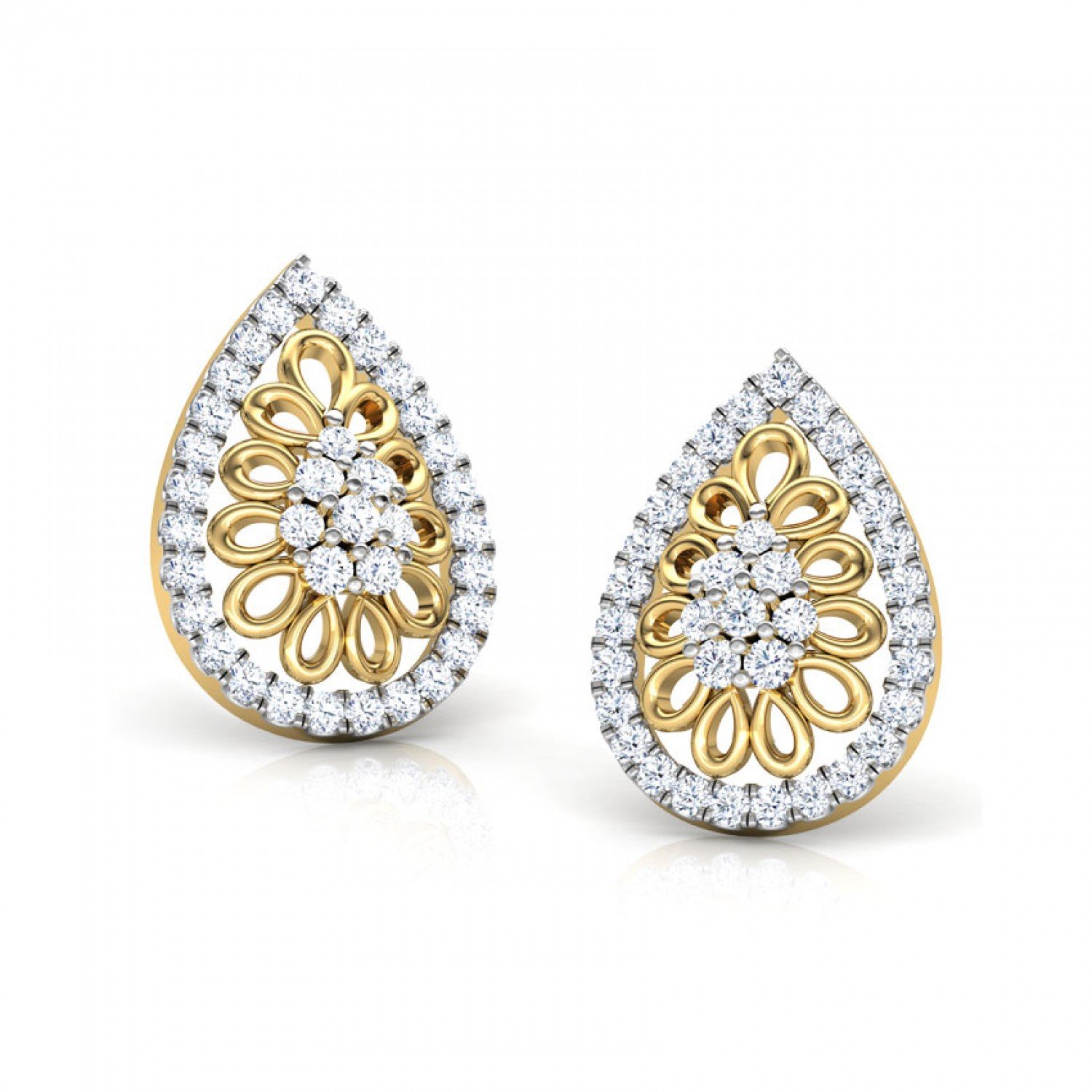 Turquoise Clique Diamond Earrings