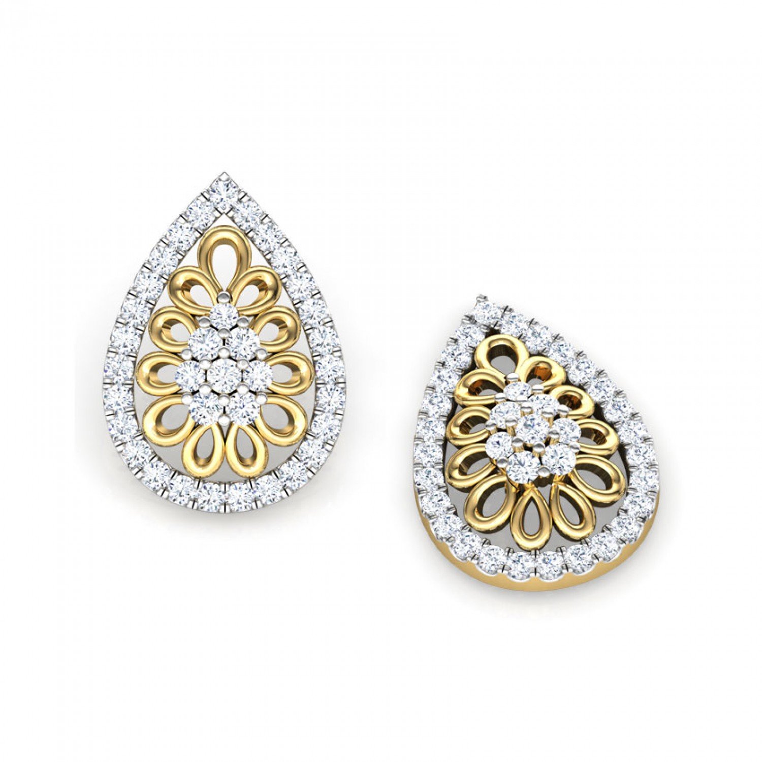 Turquoise Clique Diamond Earrings