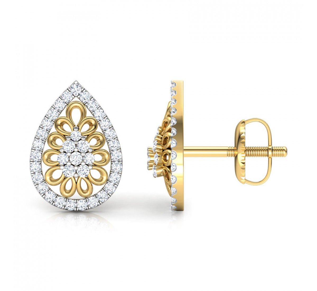 Turquoise Clique Diamond Earrings