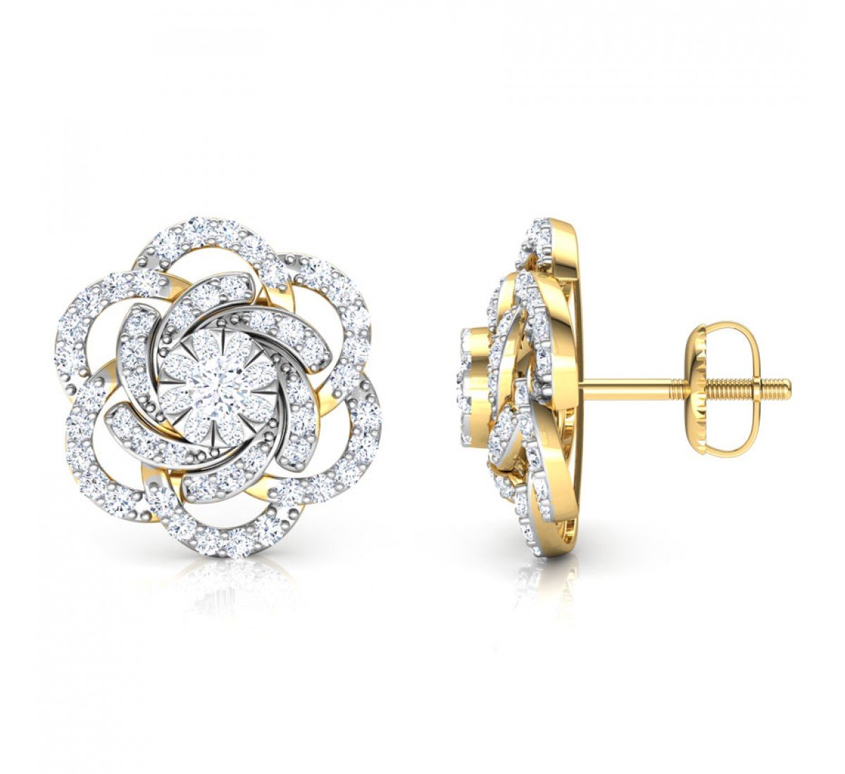 Nifty Diamond Earrings