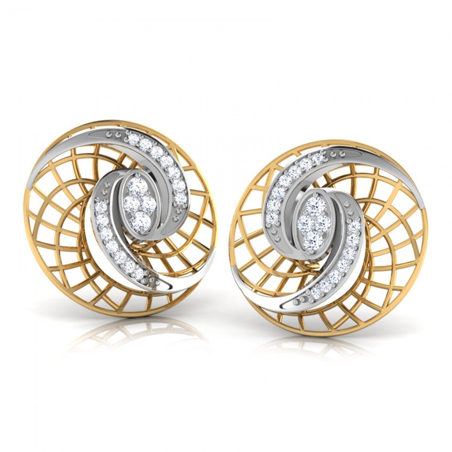 Transept Diamond Earrings