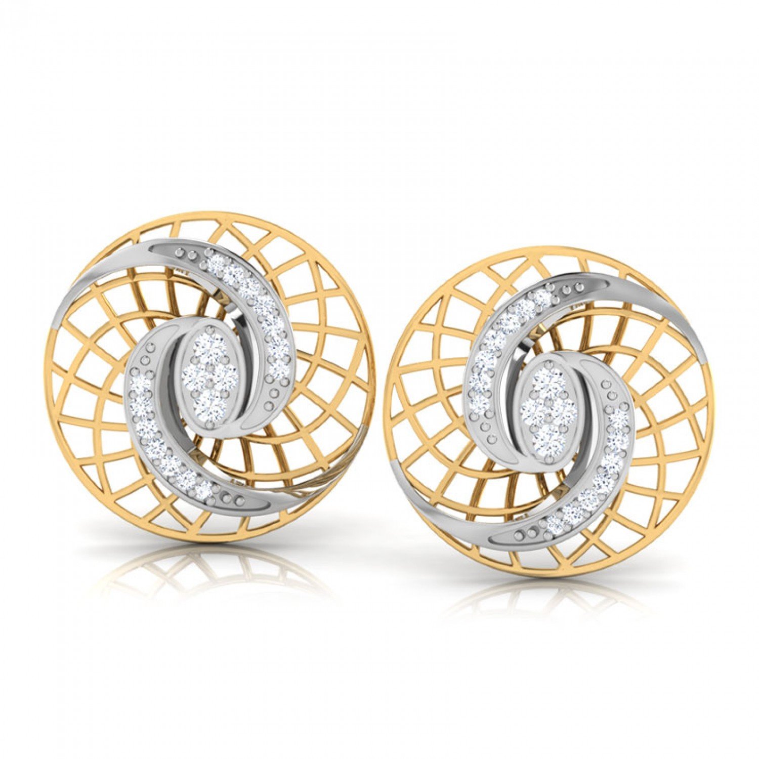 Transept Diamond Earrings