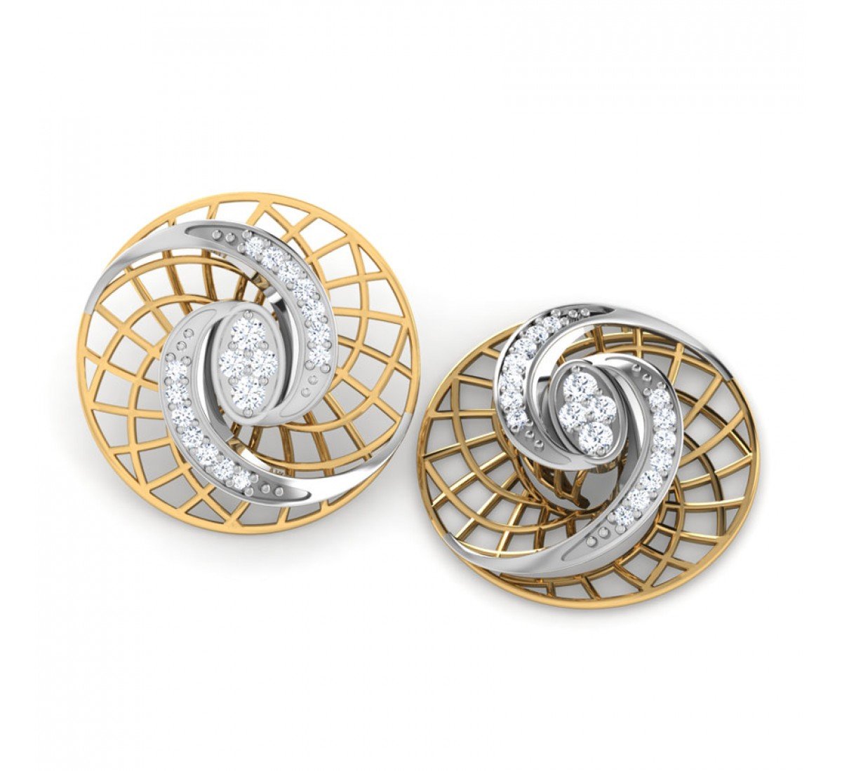 Transept Diamond Earrings