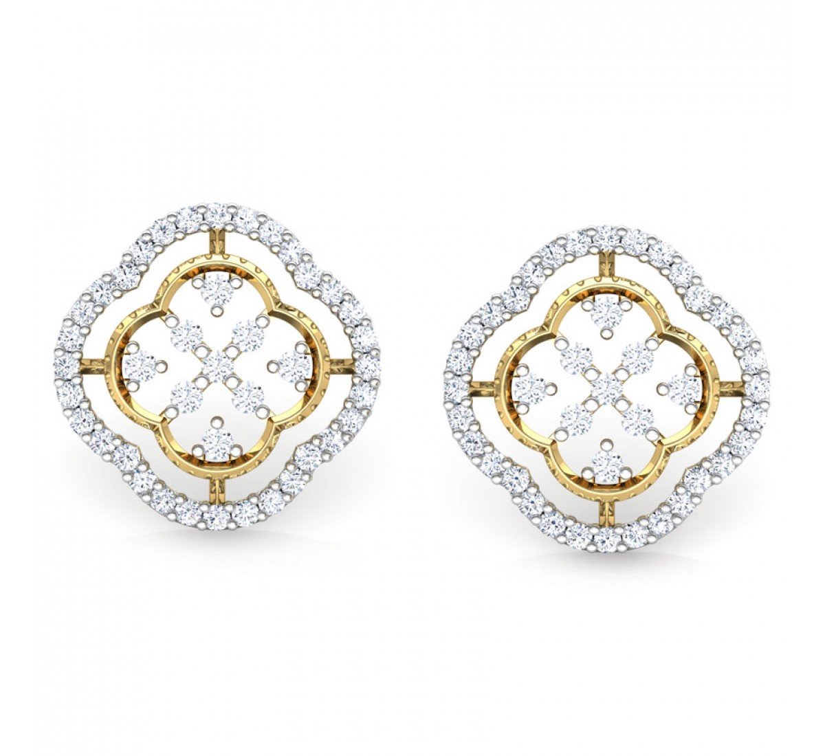 Palliate Diamond Earrings