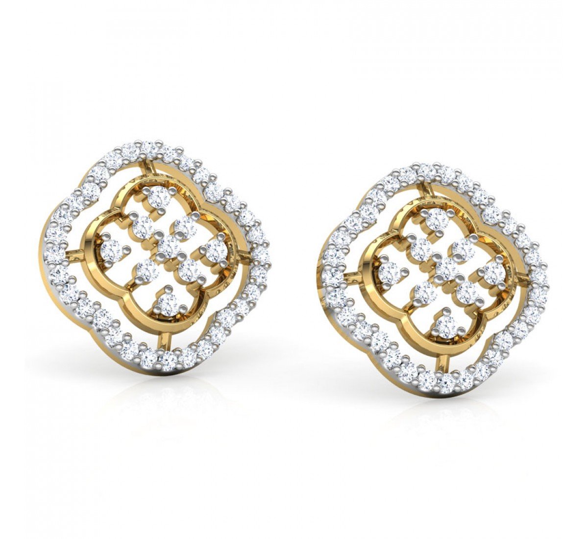 Palliate Diamond Earrings