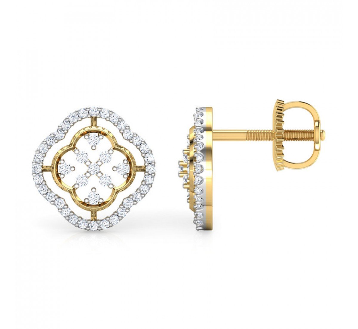 Palliate Diamond Earrings