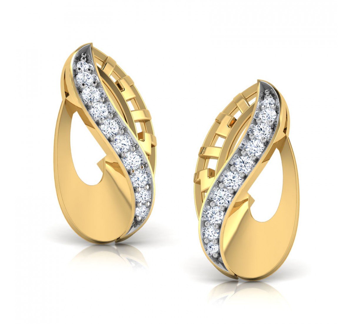 Plume Diamond Earrings