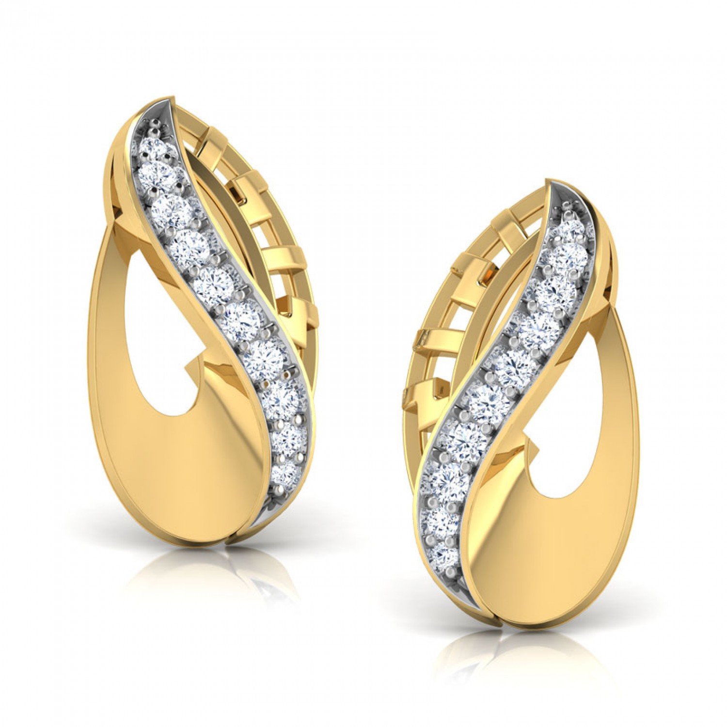 Plume Diamond Earrings