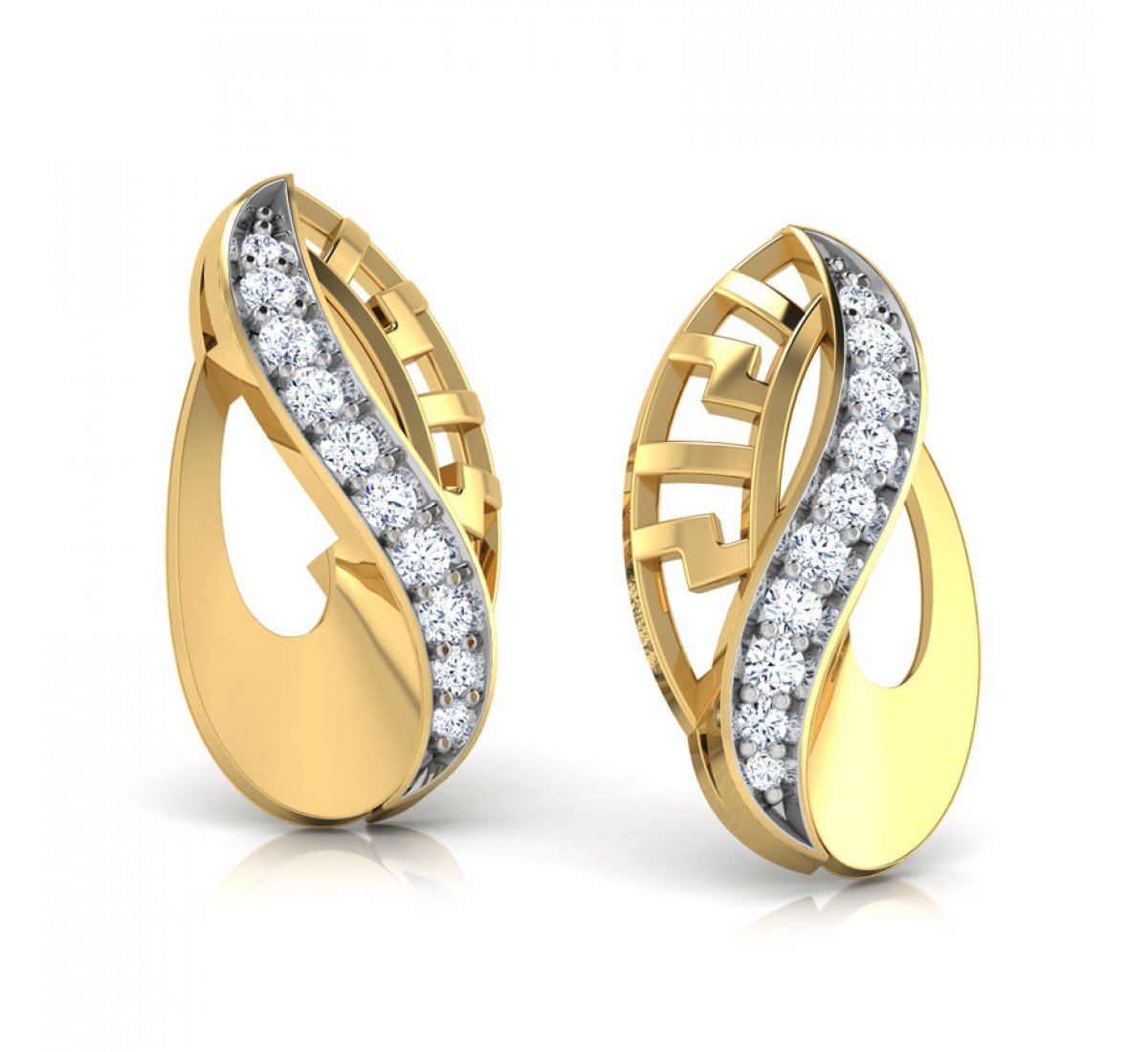 Plume Diamond Earrings