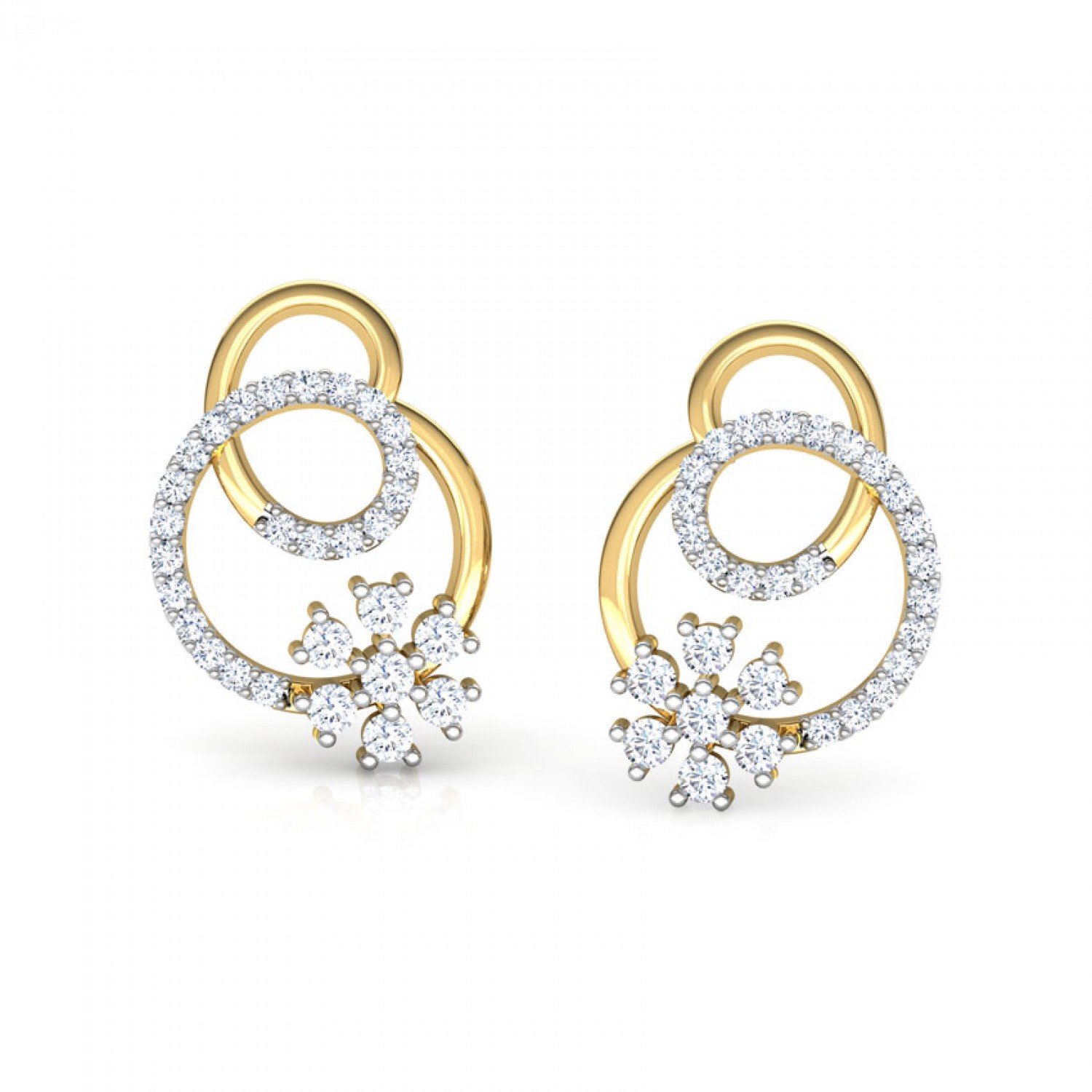 Elaborate Diamond Earrings