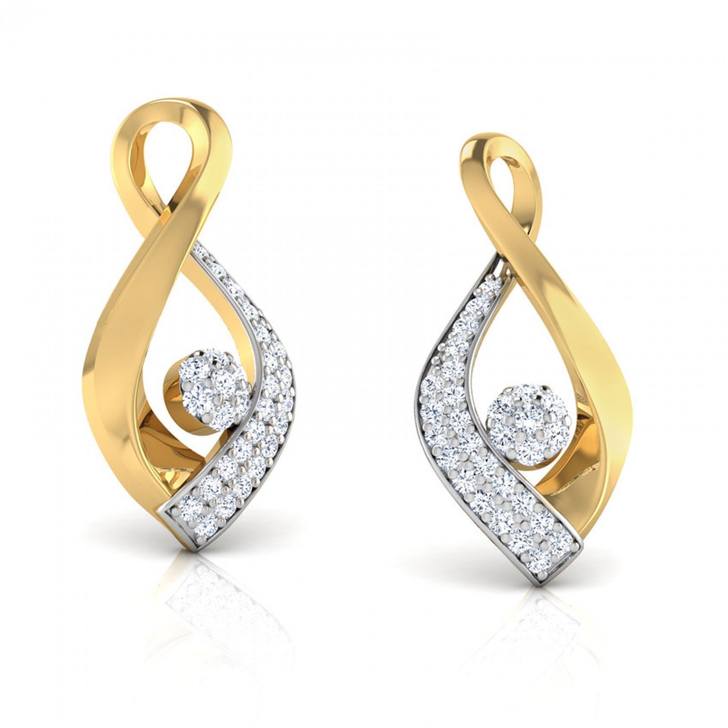 Clematis Diamond Earrings