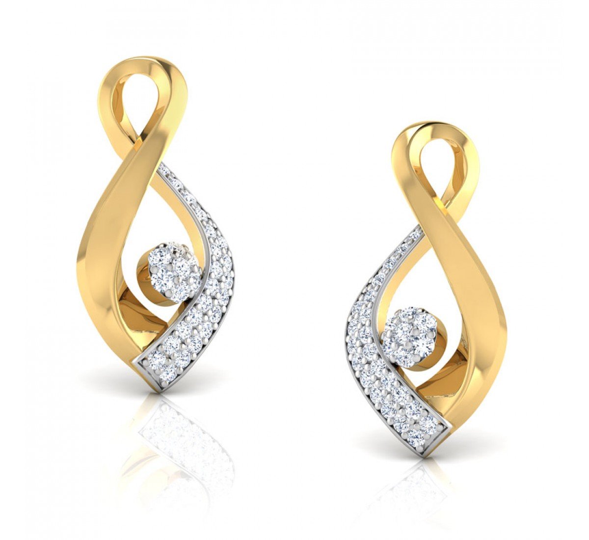 Clematis Diamond Earrings