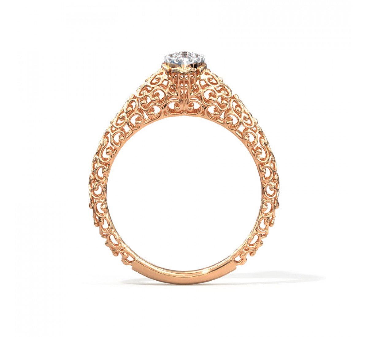 Bella Moon Diamond Ring