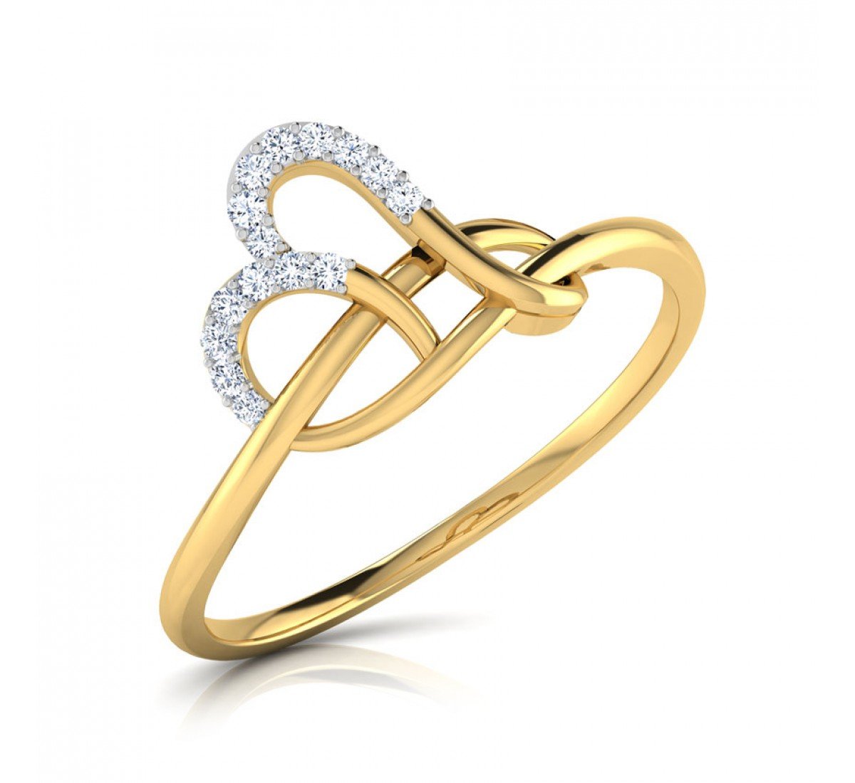 Crest Row Diamond Ring