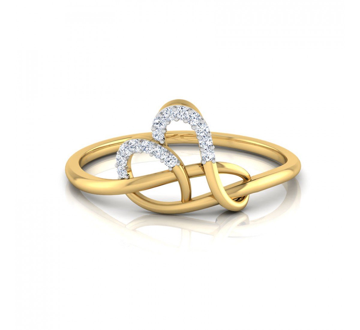 Crest Row Diamond Ring