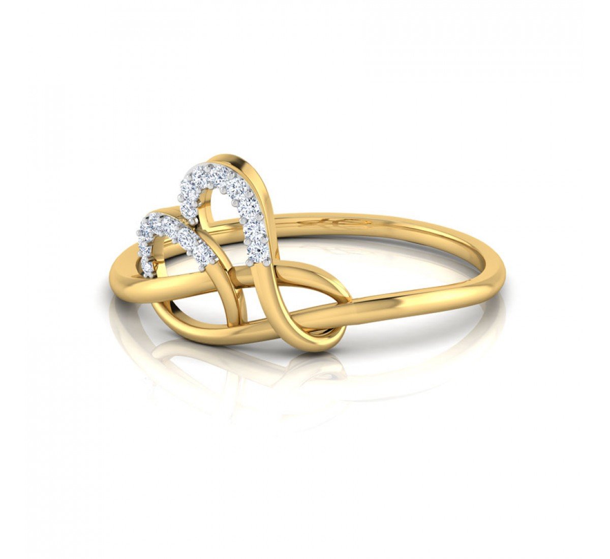 Crest Row Diamond Ring