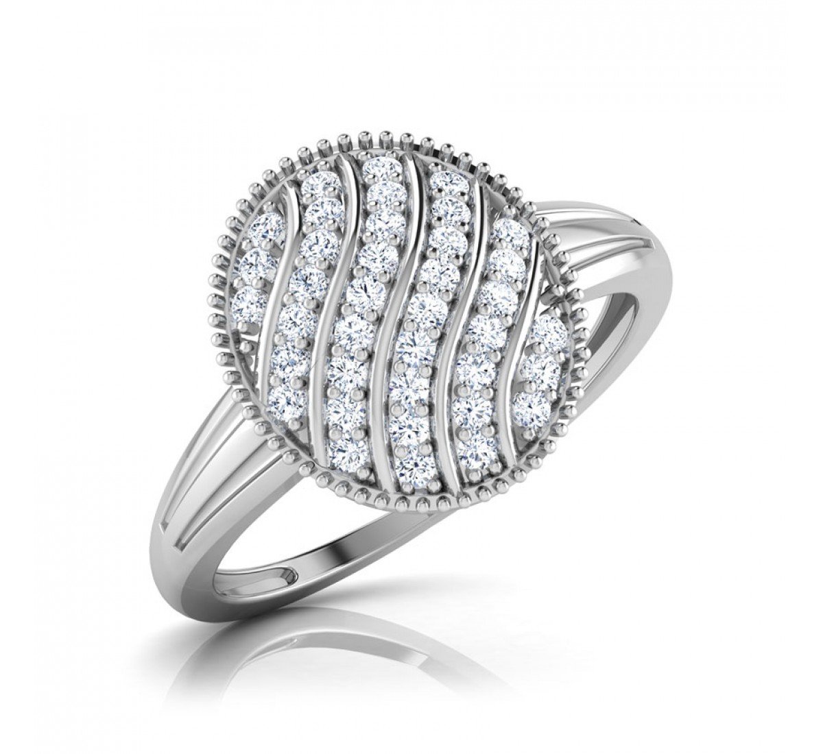 Entangle Miracle Twist Diamond Ring