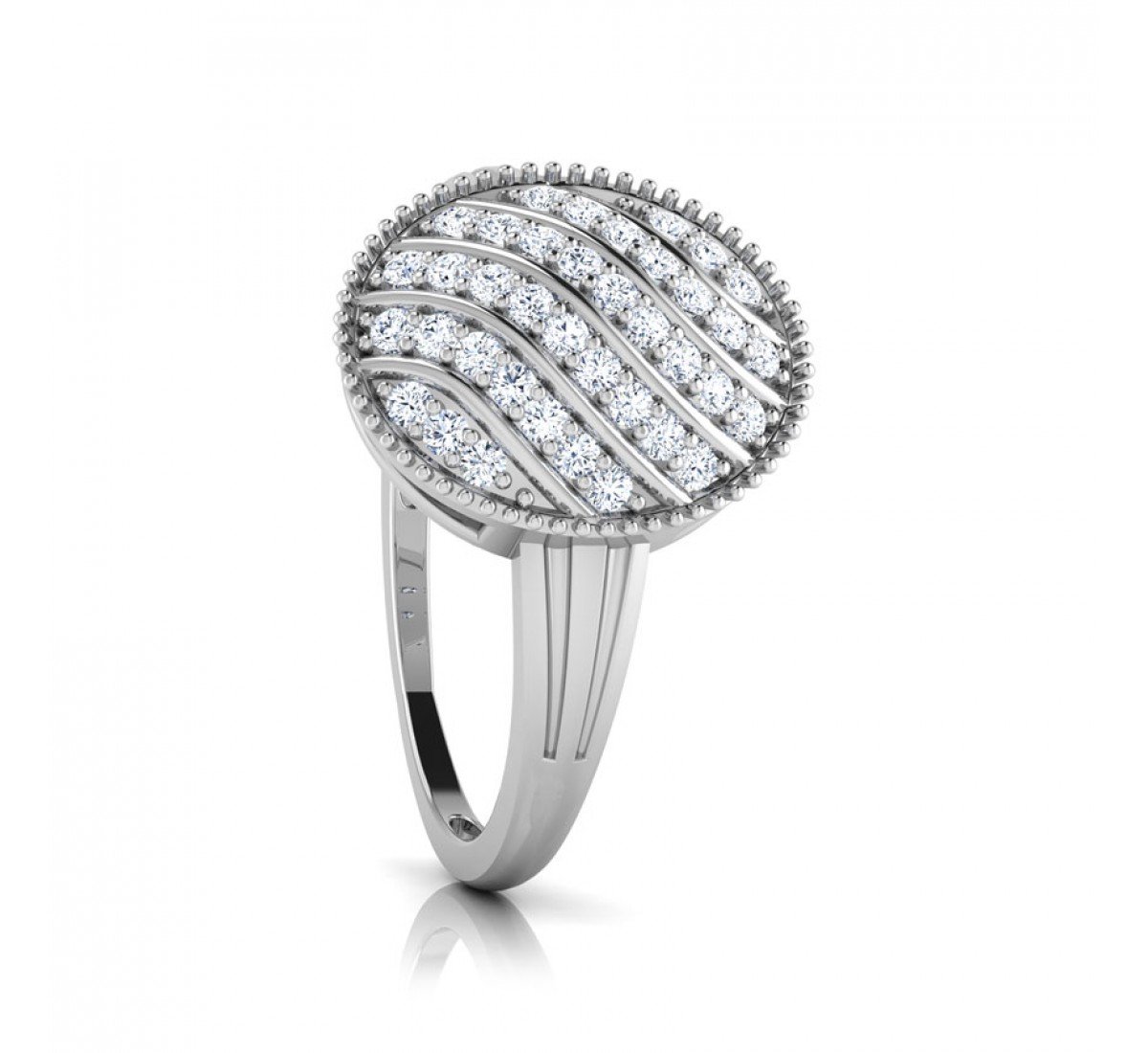 Entangle Miracle Twist Diamond Ring