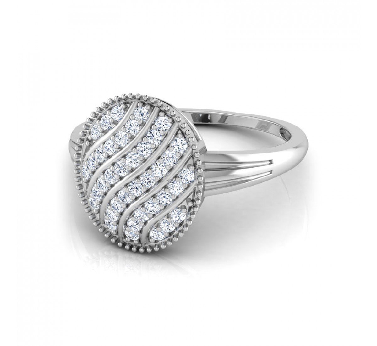 Entangle Miracle Twist Diamond Ring