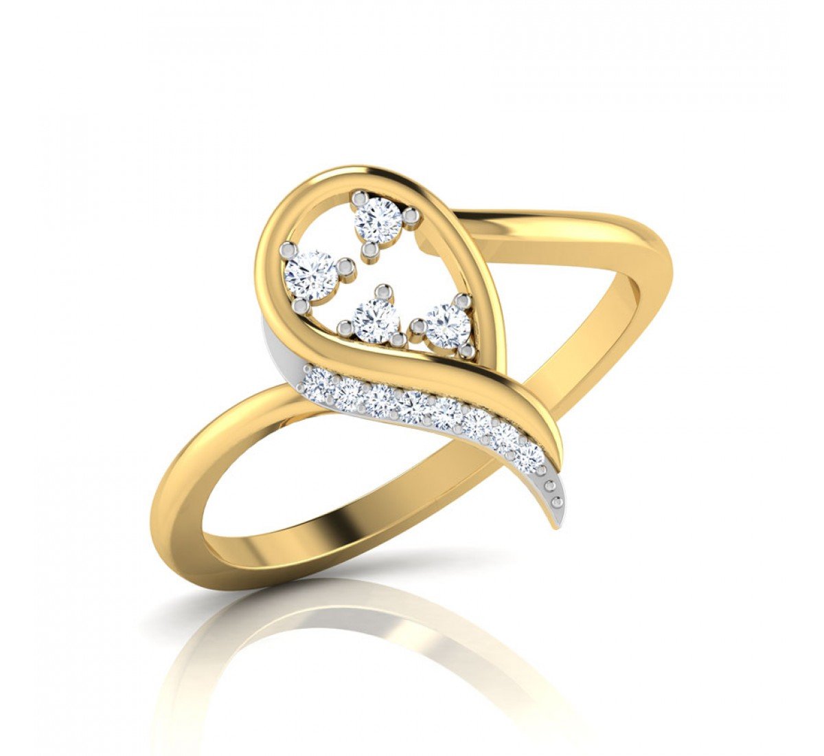 Glistening Kshipra Diamond Ring