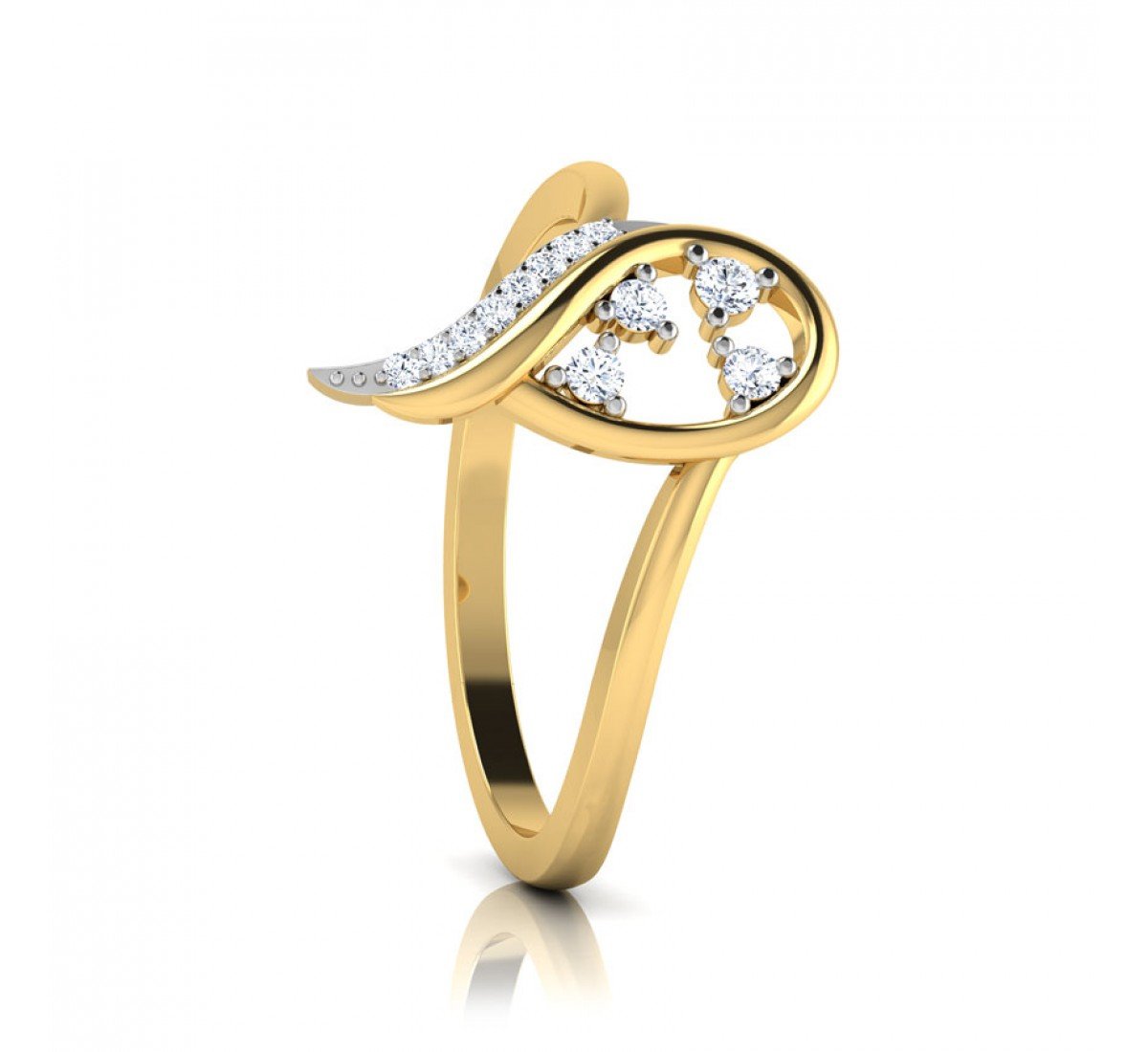 Glistening Kshipra Diamond Ring