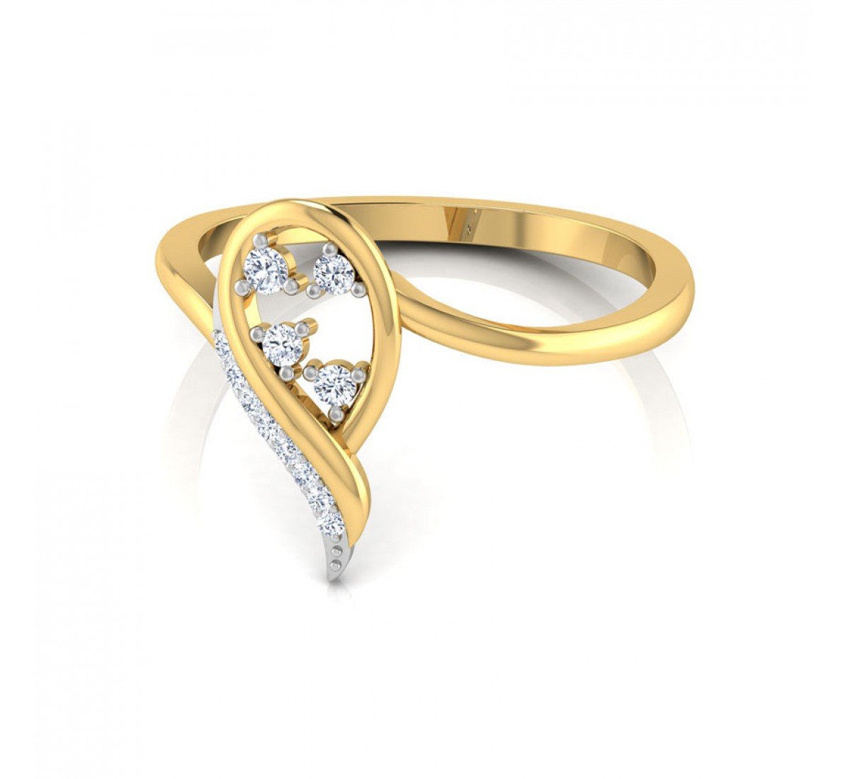 Glistening Kshipra Diamond Ring