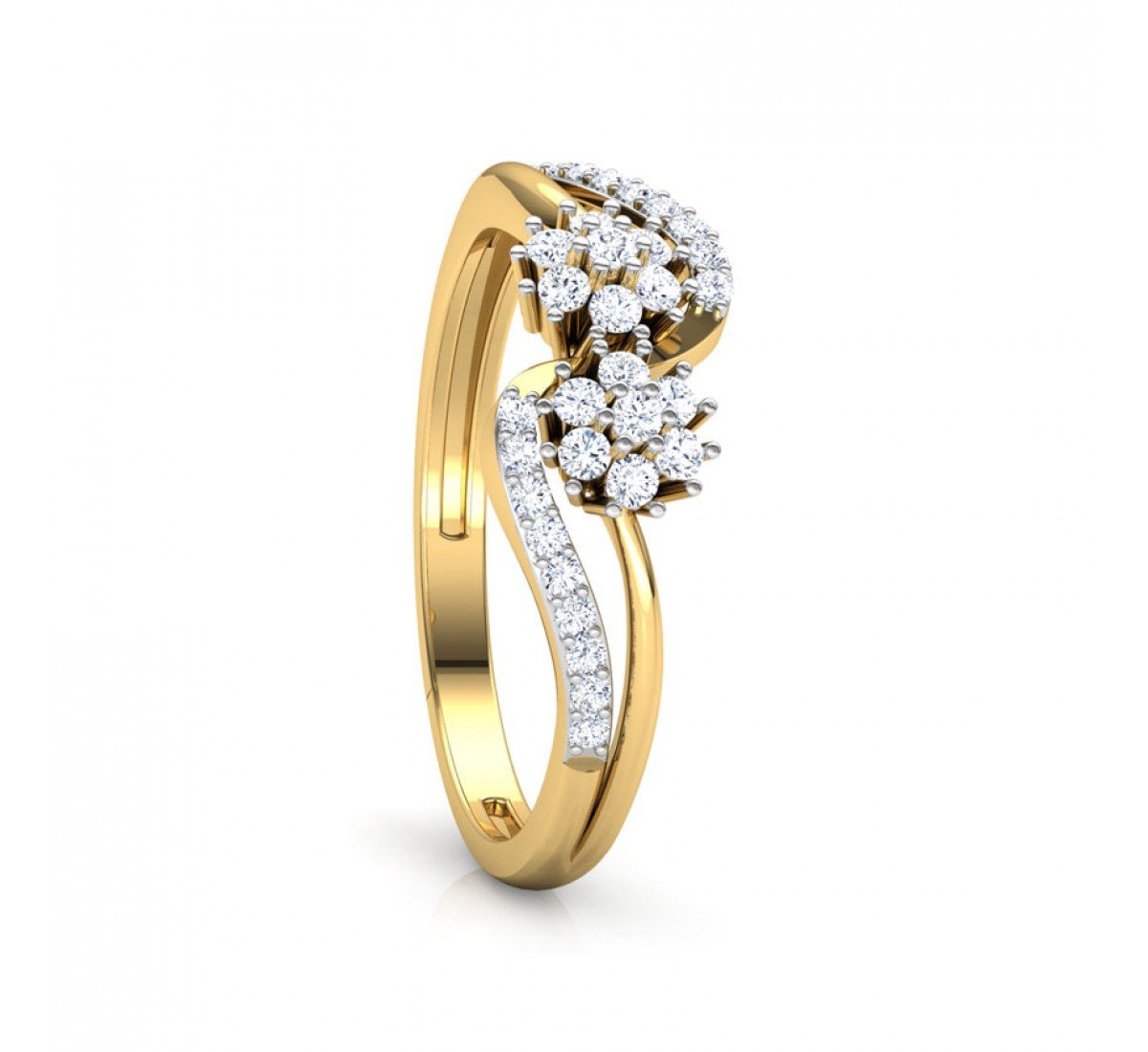 Twilight Linear Diamond Ring