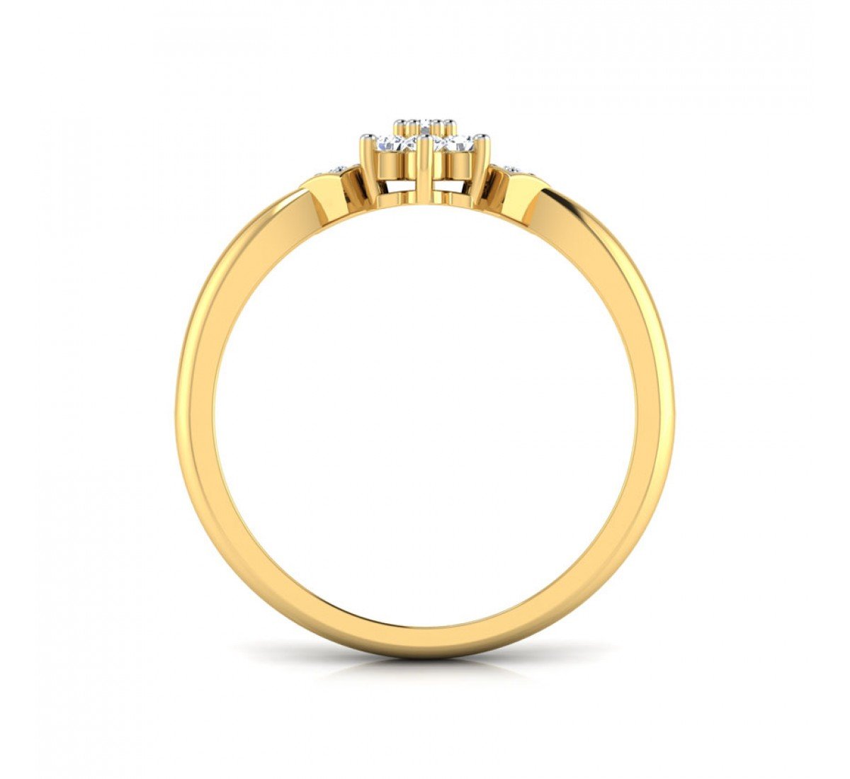 Daani Sparkling Rose Diamond Ring