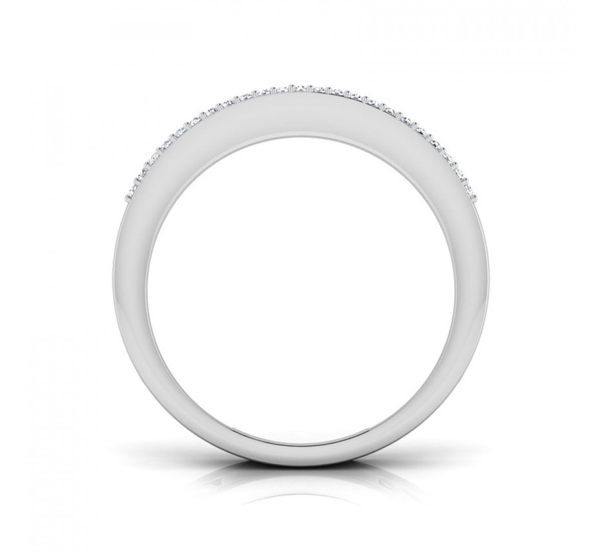 Blazing Helix Diamond Ring